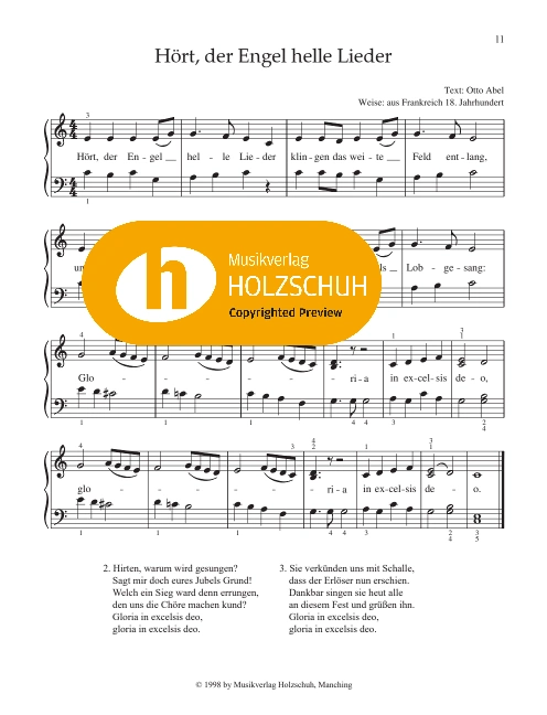 Hört der Engel helle Lieder